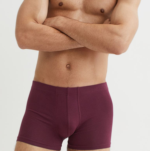 Caleçons Boxers Respirants Mi-Hauts en Polyester de Haute Qualité pour Hommes, Logo Personnalisable, Sous-vêtements d'Extérieur - Product Image 3