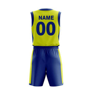 Men's Reversible Jersey Shorts Set Custom Basketball Uniforms Breathable Mesh Fabric Plus Size OEM Wholesale for Youth Printed - Product Image 6