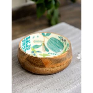 Cuencos de madera de mango personalizados al por mayor, aptos para alimentos, decorativos, con interior esmaltado, para ensaladas - Product Image 5