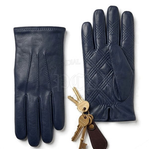 Guantes de Cuero de Invierno para Hombre, Forro de Lana Suave y Duradero, Diseño Cómodo con Pantalla Táctil, Ideales para Conducir y Trabajar - Product Image 2