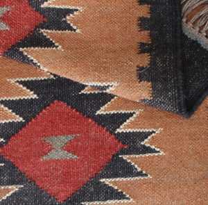 Alfombras Kilim de Yute y Lana Tejidas a Mano, Decorativas, Suaves y Elegantes, para Sala de Estar, Dormitorio y Estudio - Product Image 5