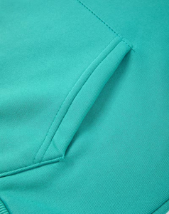 Men's Light Green Hoodie Sweatpants Set Solid Color Casual Winter Wear Polyester/Cotton French Terry Knitted Fabric 380g - Product Image 6