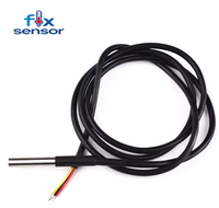 Sonde de température étanche DS18B20, câble de détection numérique de la température de l'eau, en acier inoxydable