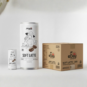 Boisson au café 100% pur, marque privée, mélange de café premium, lait crémeux, OEM/ODM, latte doux en conserve 190ml - Product Image 5