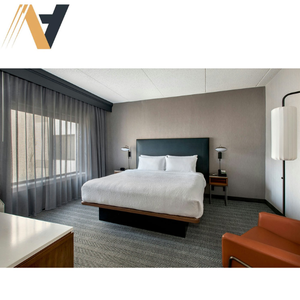 Meubles d'hôtel contemporains Courtyard by Marriott - Collection de meubles de chambre d'hôtel - MDF/HPL/Placage - Usine au Vietnam - Product Image 3