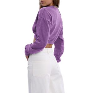 Sudadera Deportiva para Mujer, Mezcla de Algodón Premium, Ropa Deportiva Informal, Proveedor de Ropa al por Mayor OEM ODM - Product Image 4