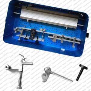 Ensemble d'instruments de neurochirurgie pour la reconstruction des ligaments croisés antérieurs et postérieurs, en acier inoxydable médical, boîte de stérilisation, manuel, durable, garantie à vie - Product Image 2
