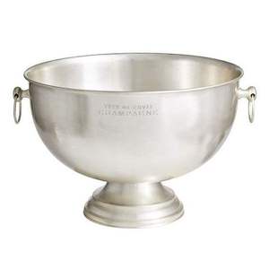 Bols à glace en aluminium moulé finition argentée, style tendance, pour la maison, les événements, les fêtes, les bars, refroidisseur de vin de table, bols à champagne - Product Image 1