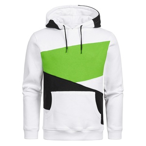 Nouveau design personnalisé bloc de couleur hommes pull à capuche plaine hommes mode vêtements sweats à capuche hommes vierges surdimensionnés vêtements de rue sweats à capuche - Product Image 4