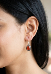 Pure 925 Sterling Silver Carnelian Dangle <b>Earrings</b> Handmade Boho Gemstone <b>Hook</b> <b>Earrings</b> Vintage Women Jewelry Christmas gift mom - Product Image 2