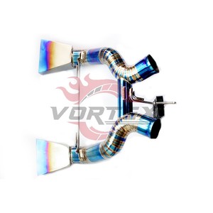 Sistema de Escape Catback Vortex de Aleación de Titanio con Válvula de Control para McLaren 650S, Tubo de Rendimiento Soldado para Carreras, Acabado Azul Quemado - Product Image 2