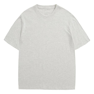 Proveedor de camisetas: Camiseta de algodón de moda, oversize, de corte holgado, lisa, para ropa de hombre, de gramaje alto, estilo OEM - Product Image 6