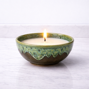 Sage Calm Ceramic Candle Vessel Wide Bowl Thick Durable Heat Resistant Smooth Matte Glaze Single Wick Elegant Home Decor - Product Image 4