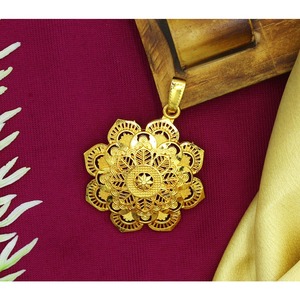 Pendant Charms Dubai Indian Trendy Gold Plated Pendant Jewelry Set Fashion Jewelry Pendant - Product Image 3