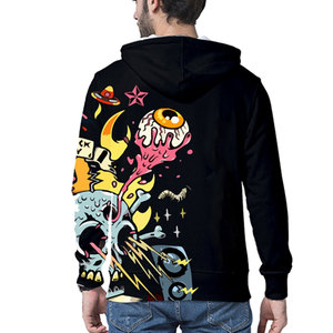 Sudadera con Capucha Personalizada de la Mejor Calidad, Estampada en DTG, para Hombre, Estilo Desgastado, con Bordes Deshilachados, Felpa Francesa, Diseño Gráfico Y2K - Product Image 4