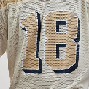 New Arrival OEM Custom Printed New High Quality Mesh American Football Jersey Knitted Plus Size Men Breathable - Product Image 4
