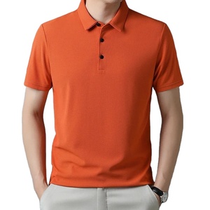 Nuevas Camisetas Polo de Color Sólido para Hombre, Manga Corta, Casual, Moda de Verano, Cuello Solapa, Tops Masculinos - Product Image 1