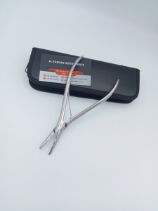 Pince à extensions de cheveux en acier inoxydable de qualité chirurgicale avec deux trous, utilisée pour ouvrir et fermer les perles, outils de coiffure - Product Image 4