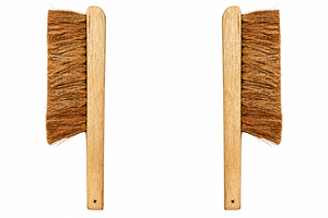 Eco Friendly Durable Mini Coconut Fiber Handheld <b>Scrub</b> <b>Brush</b> with Wooden Handle for Household Cleaning - Product Image 6