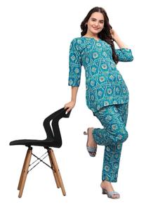 Conjunto de Rayón Azul Premium para Mujer, Venta al por Mayor para Tiendas Multimarca y Distribución Profesional de Ropa - Product Image 2