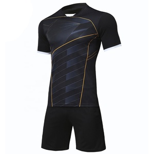 Conjunto de camiseta de fútbol roja para hombre, manga corta, cuello en V, absorbe la humedad, cintura elástica, uniforme deportivo para todas las estaciones - Product Image 4