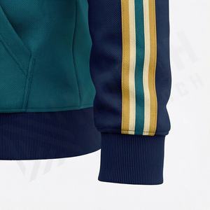 Sweat-shirts à capuche entièrement zippés personnalisés avec cordon de serrage, logo brodé, idéal pour les événements sportifs, clubs, service OEM, couleur personnalisée, haute qualité - Product Image 6