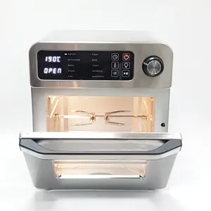 15L Air Fryer oven kitchen appliances party BBQ school home Non-oil Bake Air fry rotisserie Pizza steak dehydrate Air fryer oven