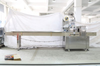 HUAYUAN — Machine d'emballage de bonbons durs, projection horizontale automatique en acier inoxydable, muet Bar, boules en biscuits, chocolat