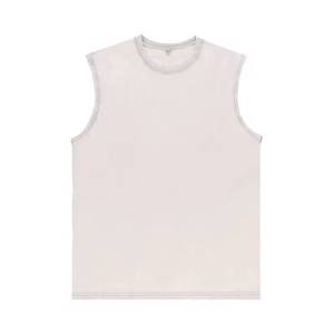 Débardeur Homme Effet Délavé Sans Manches et Col Personnalisé – Vente en Gros, Qualité Supérieure, Respirant - Product Image 1
