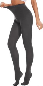 Collants doux pour femmes, couleur unie, taille haute, plus de 30 couleurs - Product Image 3