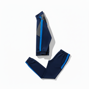 Survêtement de football pour homme avec impression sublimée personnalisée du nom du joueur sur le devant, 100% polyester, respirant, séchage rapide, coupe athlétique, col court - Product Image 3
