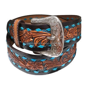 Cinturón de Cuero Vacuno Argentino de Primera Calidad, Estilo Western, con Hebilla Intercambiable, Unisex - Product Image 4