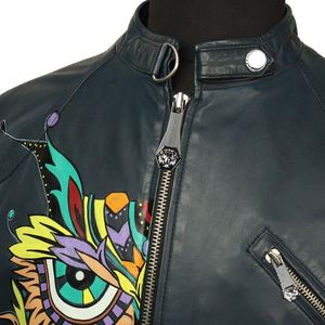 Top Fashion Men's <b>Jackets</b> Latest Hot Selling Fancy Casual Clothes Men's <b>Jacket</b> For Men <b>Sheepskin</b> Fashion Leather - Product Image 5