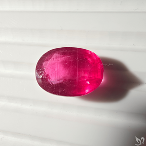 7.92CT Mozambique Ruby Oval Cut African Red Loose Gemstone for Collection and Custom Jewellry - Product Image 6