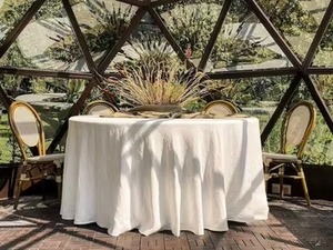 Solid Color Linen Cotton <b>Tablecloths</b> Custom Size Wholesale Lot for Events Weddings Parties Hotels - Product Image 5