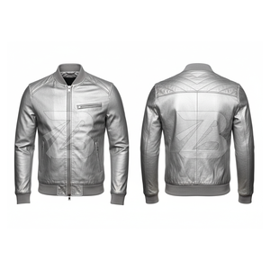 Men's Retro Casual <b>Biker</b> <b>Jacket</b> High Quality Genuine Cowhide Leather Stand Distressed Lapel New High Street Style for Spring - Product Image 1