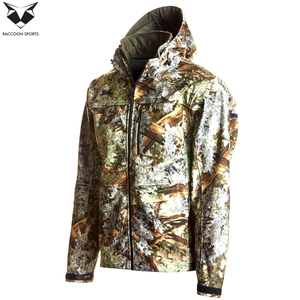 Chaquetas de Caza Personalizadas, Transpirables, Resistentes al Agua, de Primera Calidad, Ligeras, a Prueba de Viento, Estampadas, de Poliéster/Nailon, con Diseño de Mapache - Product Image 3