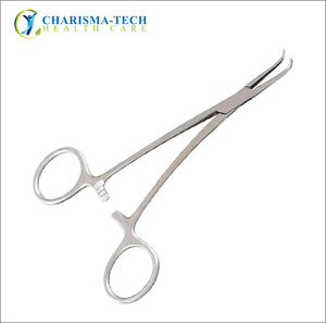 คีมหนีบหลอดเลือดสแตนเลสโค้ง CHARISMA-TECH สำหรับการผ่าตัดทั่วไป เครื่องมือผ่าตัดแบบใช้มือ ได้รับการรับรองมาตรฐาน CE ระดับ Class I - Product Image 1