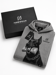 Sudadera con Capucha para Hombre NAS Wears, 100% Algodón, Impermeable, Ecológica, Transpirable, Corte Regular, Estilo Urbano, Talla Grande - Product Image 6