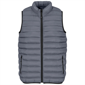 Heavyweight Puffer Vest Custom Embroidered Logo <b>Thermal</b> Insulated Winter Bodywarmer Outerwear Wholesale - Product Image 4