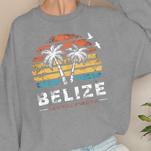 Sudaderas de mujer de palmeras con puesta de sol BELICE - Product Image 5