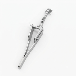 Retracteur cutané automatique (Cross Action) HEISS 4 pouces à bout arrondi, 4x4 dents ODM - Product Image 1