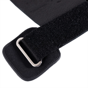 Heavy Duty Black Carbon Leather Three Holes Cross-fit Adjustable <b>Hand</b> Grips Weightlifting Body Building Workout Comfortable <b>Hand</b> - Product Image 3