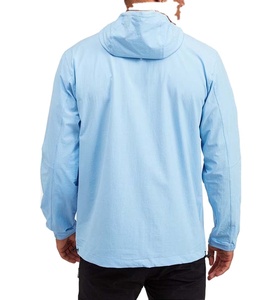 Chaqueta Ligera Personalizada 2025, Talla Grande, con Bolsillo Delantero, Chaqueta Cortavientos Azul Personalizada, Chaqueta de Media Cremallera para Hombre - Product Image 3