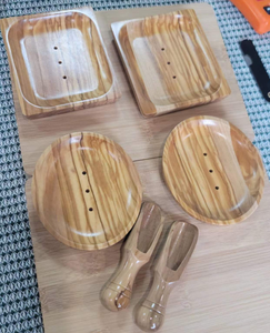 Logo Factory Direct Creative Vintage Wooden Soap Box Bamboo Soap Holder New Vintage Style Natural Olive Wood Soap Dish - Product Image 6
