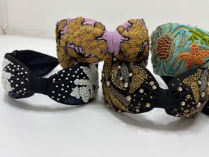 ที่คาดผมปักมือขายส่ง ผ้าคาดผมงานฝีมือสุดชิค ลายดอกไม้ สำหรับผู้หญิงและร้านแฟชั่น - Product Image 4