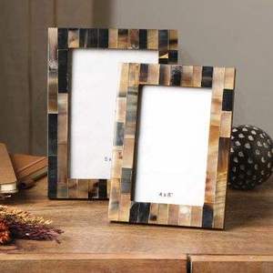 Most Selling Photo <b>Frame</b> for Office Living Room Table Decorative Red Color Mother of Pearl Picture <b>Frame</b> 100% High Quality - Product Image 1