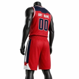 Maillots de sport respirants en polyester pour hommes, ensembles d'uniformes de basketball personnalisables pour jeunes, vêtements de basketball sur mesure - Product Image 4