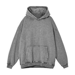 Prix de Gros Fabricants Professionnels Sweats à Capuche Respirants Effet Délavé Nouvelle Arrivée 2026 Polaire Coton Polyester Vente en Gros - Product Image 1