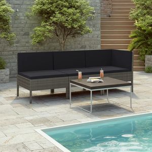 Ensemble de meubles de jardin gris anthracite - Product Image 1